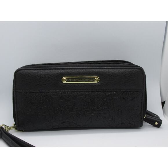 Stone Moutian Paisley Leather Brown CheckBook - Picture 1 of 8